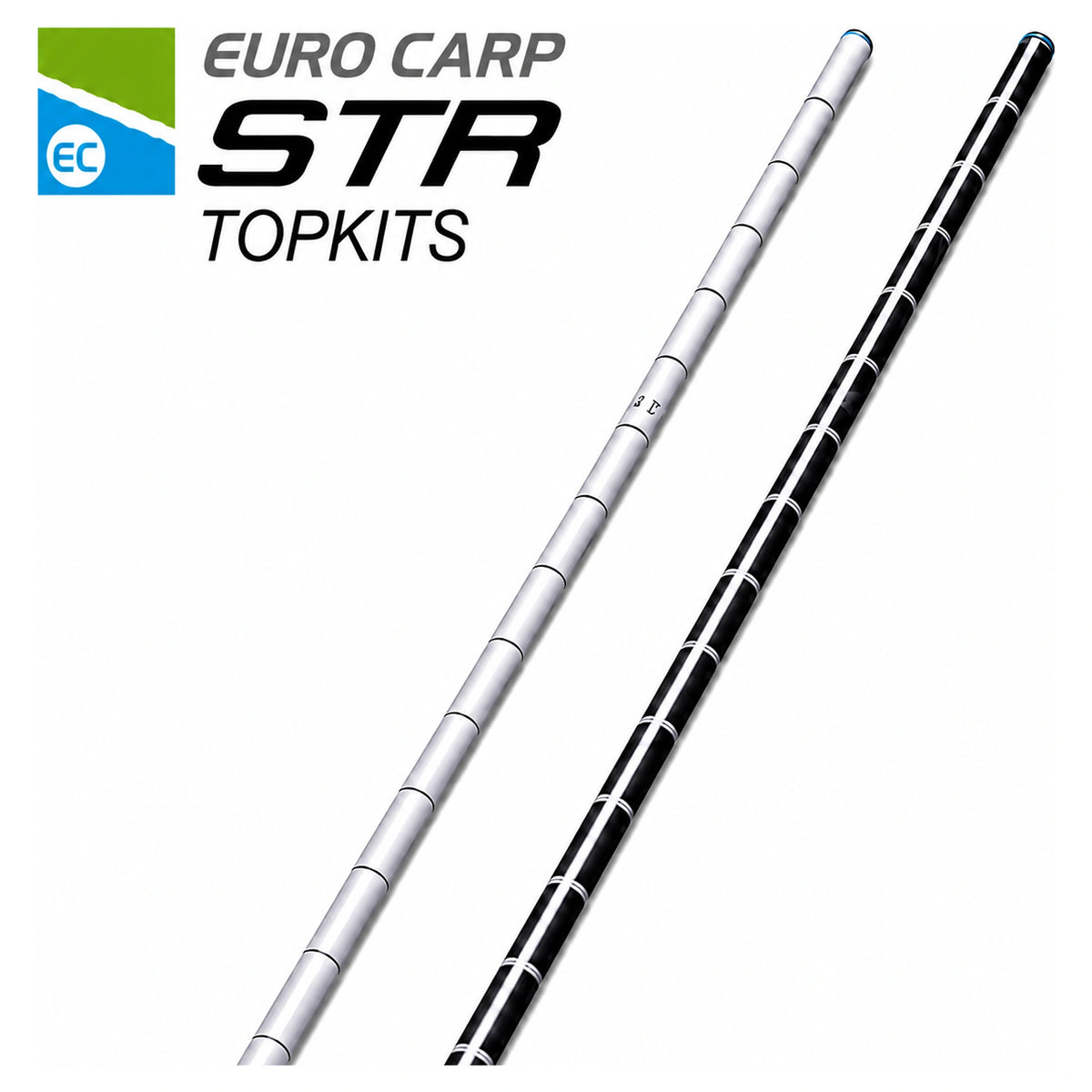 Preston Euro Carp STR Topkits – zilveren en zwarte topset