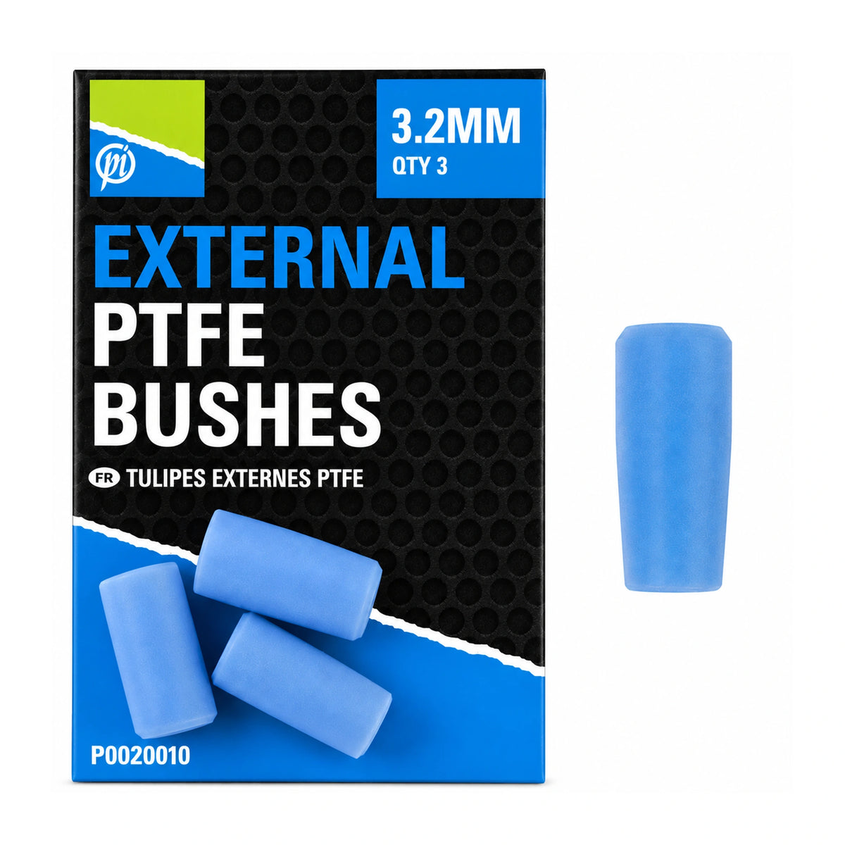 Preston External PTFE Bushes 3.2mm drie externe bussen