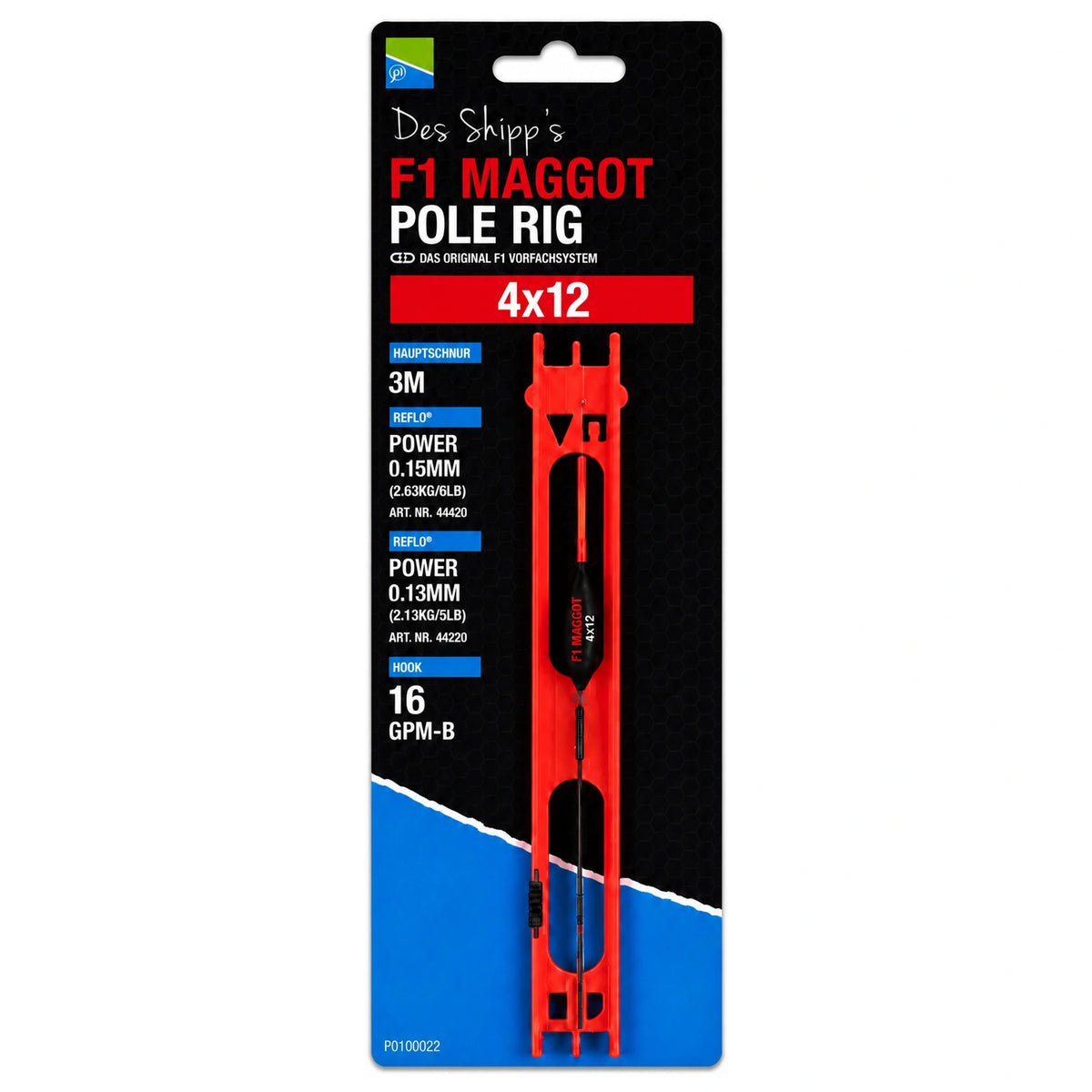 Preston F1 Maggot Pole Rig 4x12 hoofdfoto