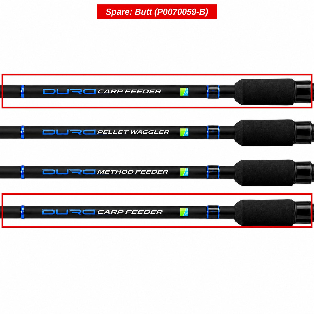 Preston Handdeel voor Dura Carp 12ft feederhengel – P0070059-B