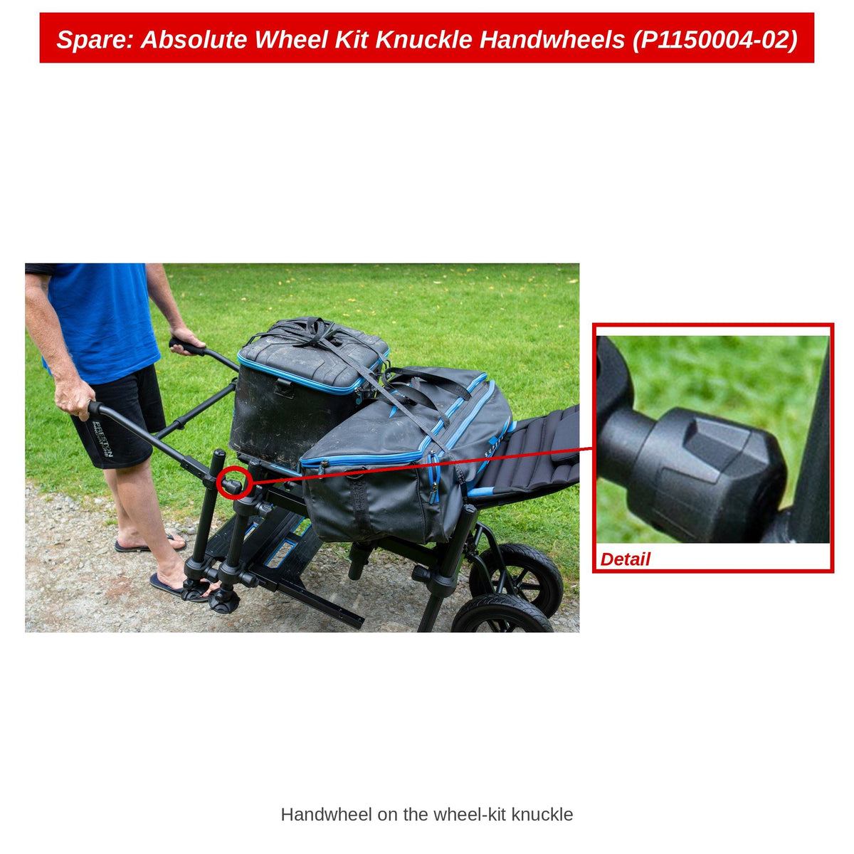 Preston Handwieltjes klem voor Absolute 36 wielset – P1150004-02