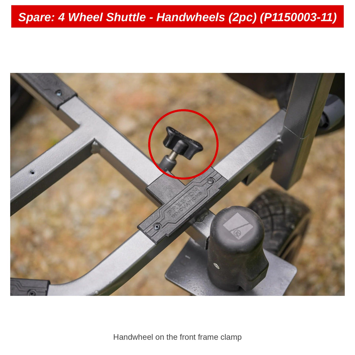 Preston Handwieltjes voor 4 Wheel Shuttle (2 stuks) – P1150003-11