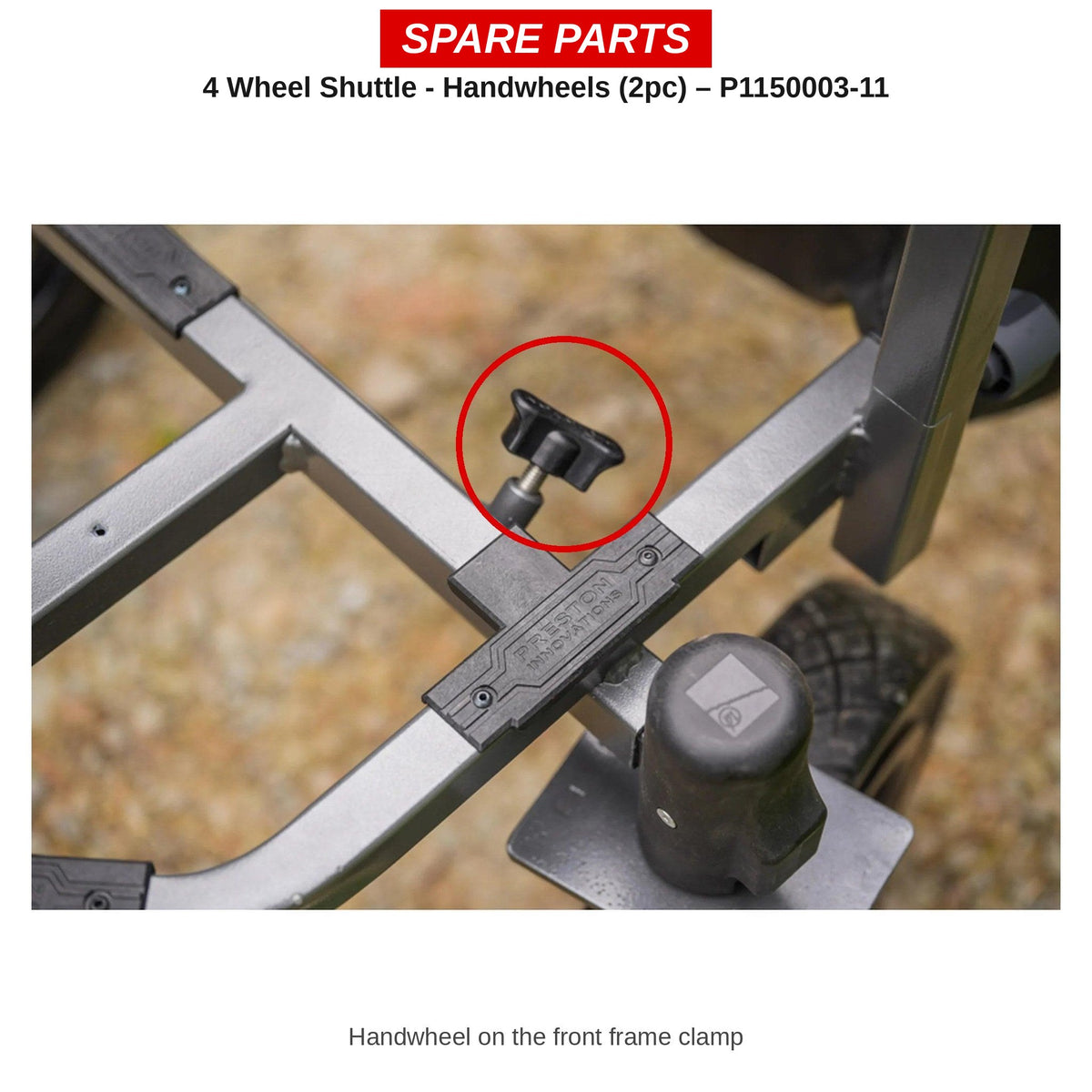 Preston Handwieltjes voor 4 Wheel Shuttle (2 stuks) – P1150003-11