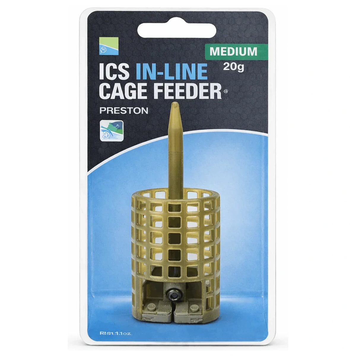Preston ICS In-line Cage Feeder Medium 20 gram