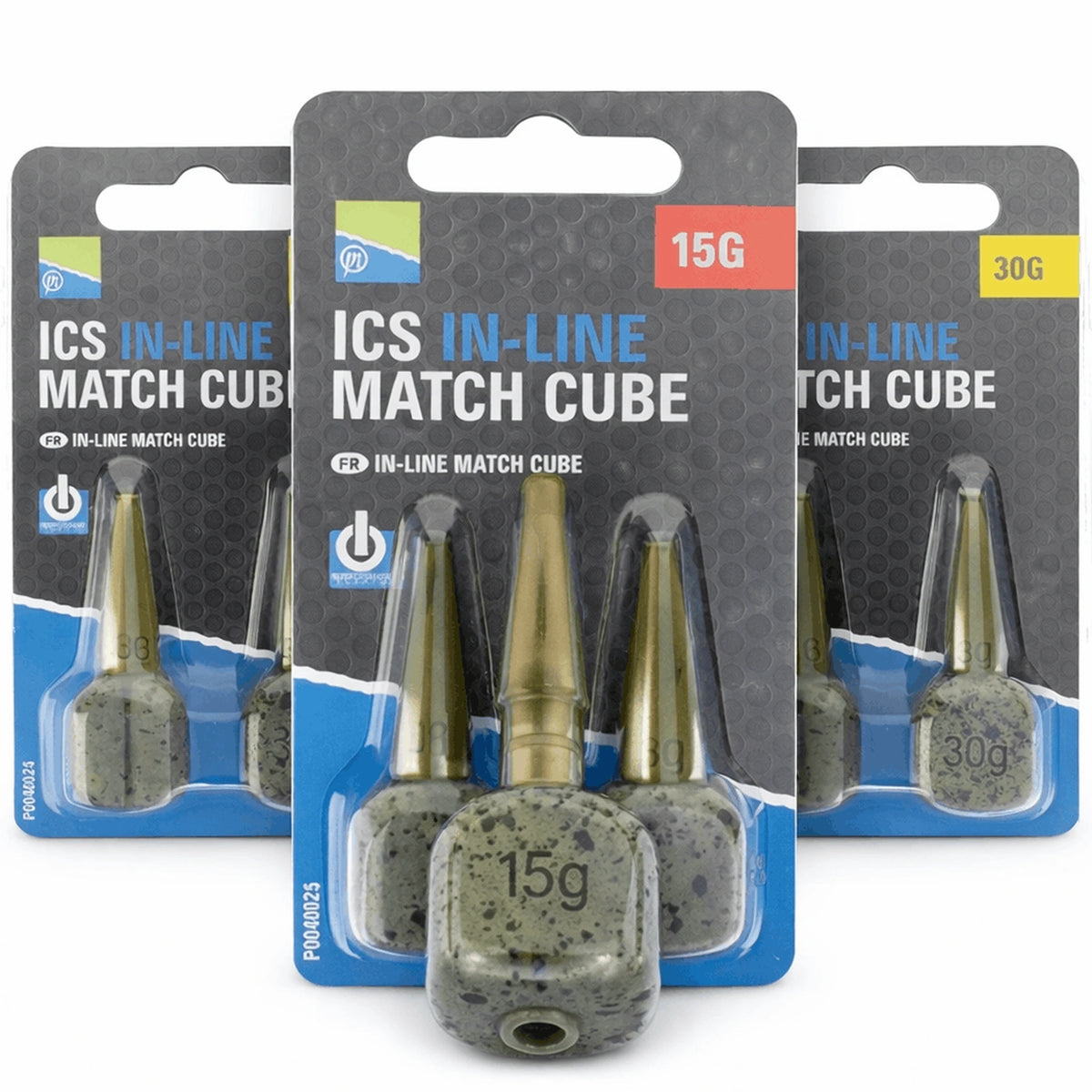 Preston ICS Inline Match Cubes in 15 g, 20 g en 30 g