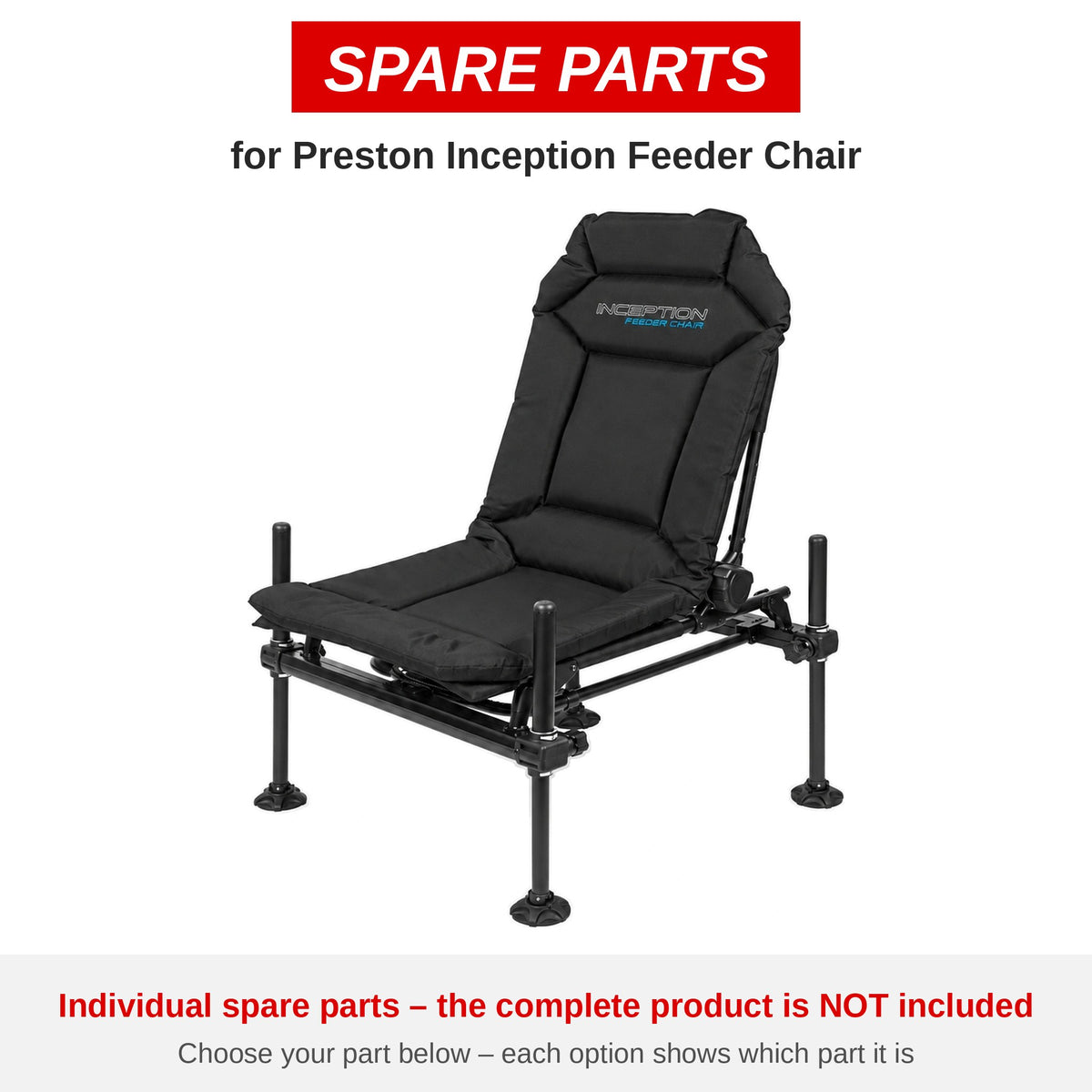 Preston Inception Feeder Chair – onderdelen (K7000154)