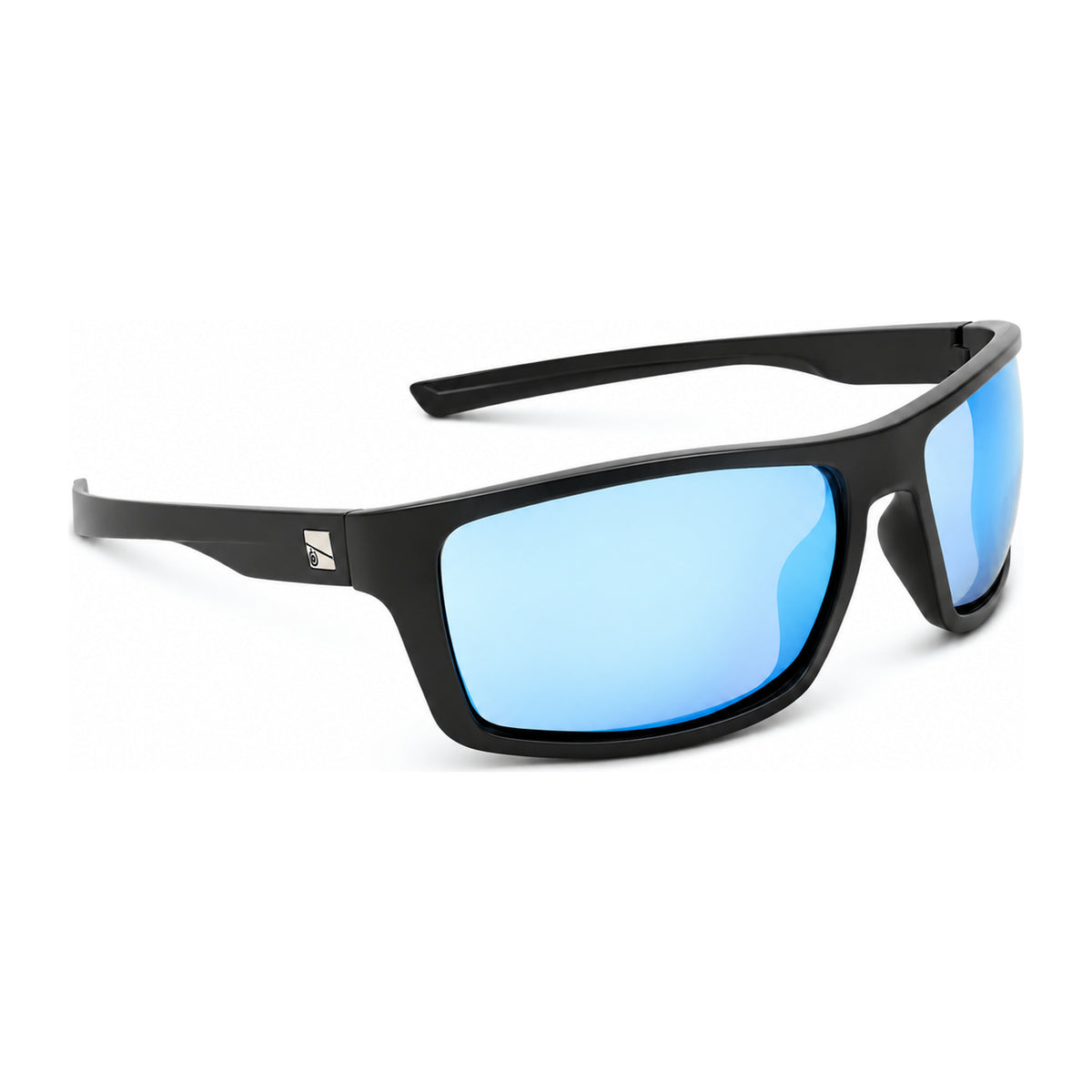 Preston Inception Wrap Ice Blue Lens P0200450: driekwartaanzicht met ijsblauwe glazen en open pootjes