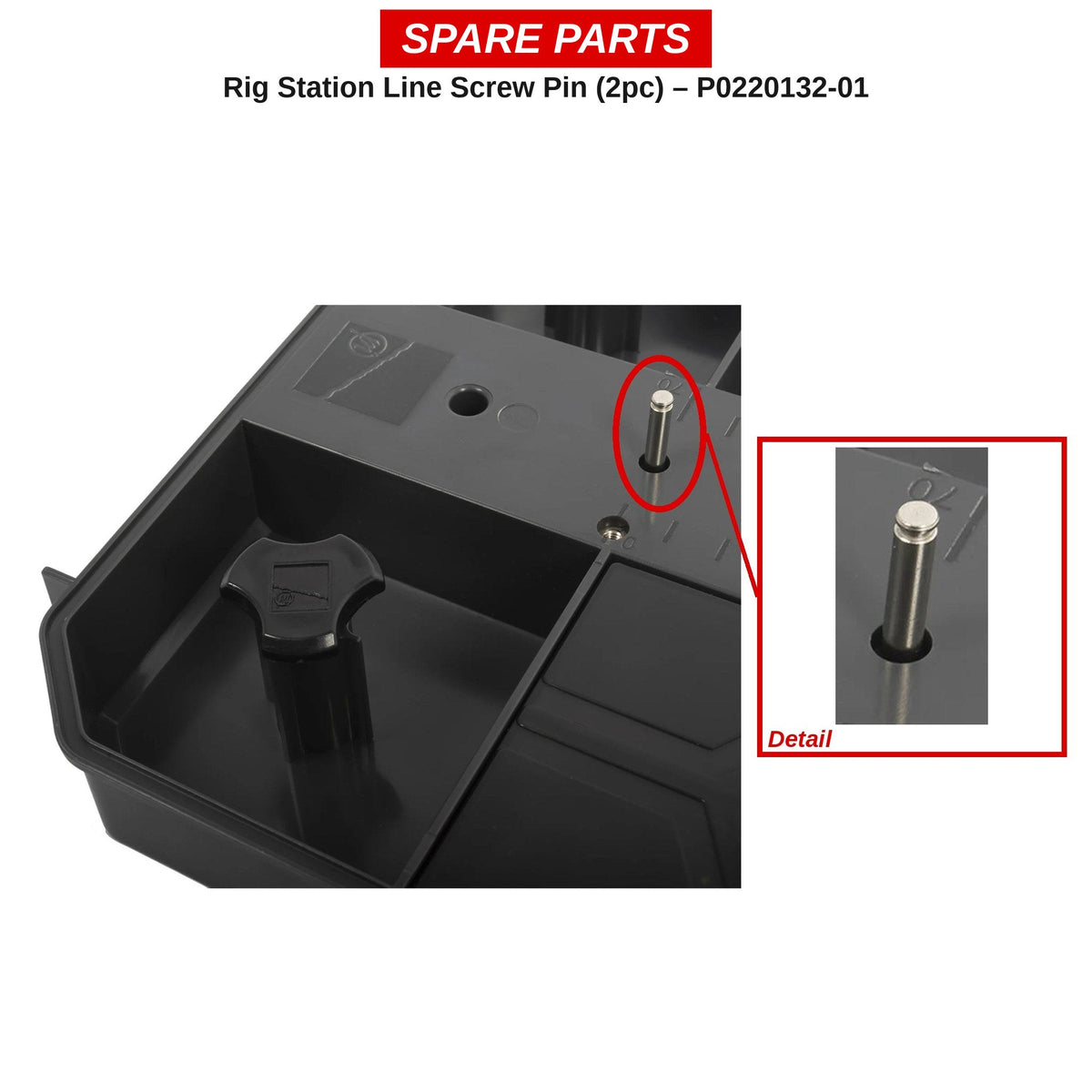 Preston Lijnschroefpinnen voor Rig Station (2 stuks) – P0220132-01