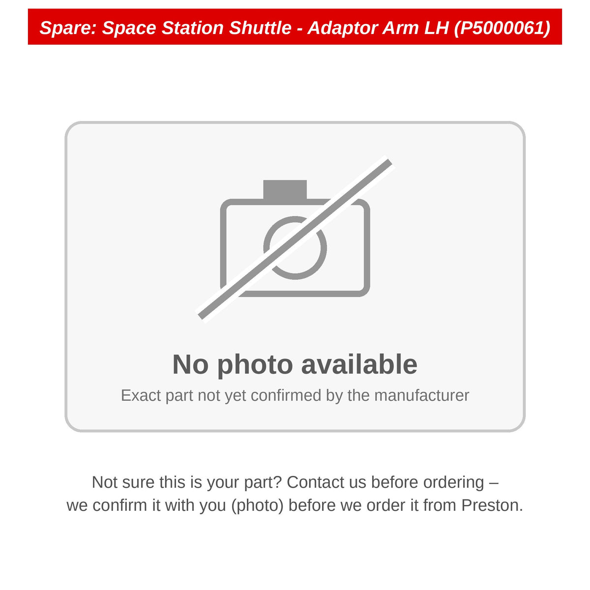 Preston Linker adapterarm voor Space Station Shuttle – P5000061