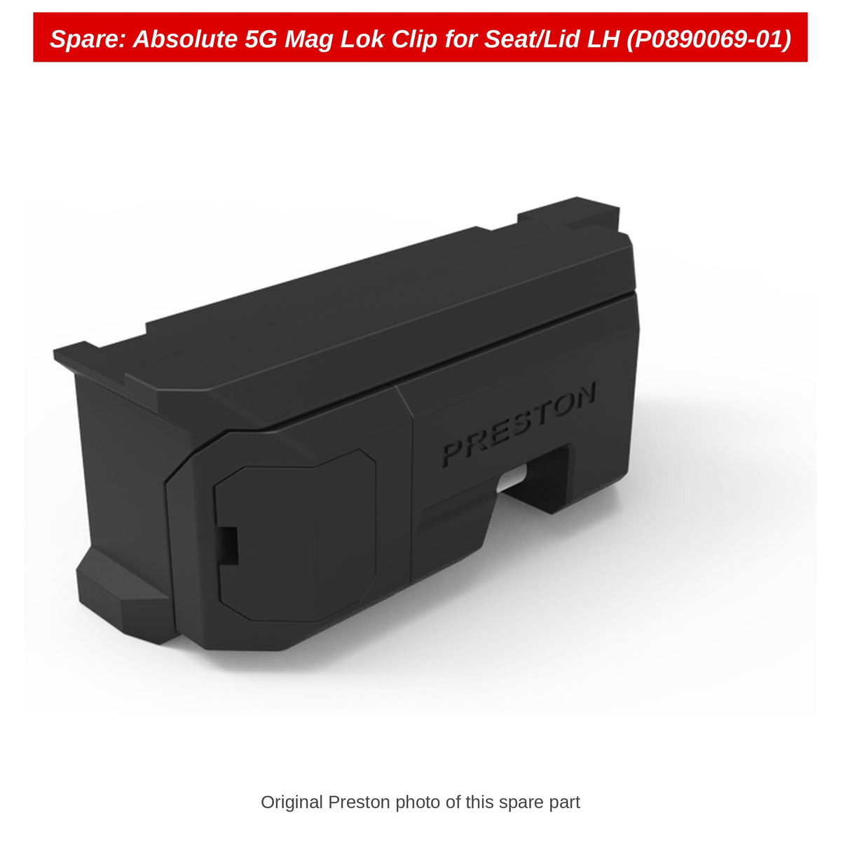 Preston Linker Mag Lok-clip voor Absolute 5G zittingmodule – P0890069-01