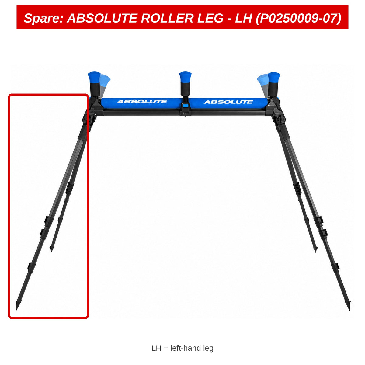 Preston Linker poot voor Absolute Pole Roller – P0250009-07