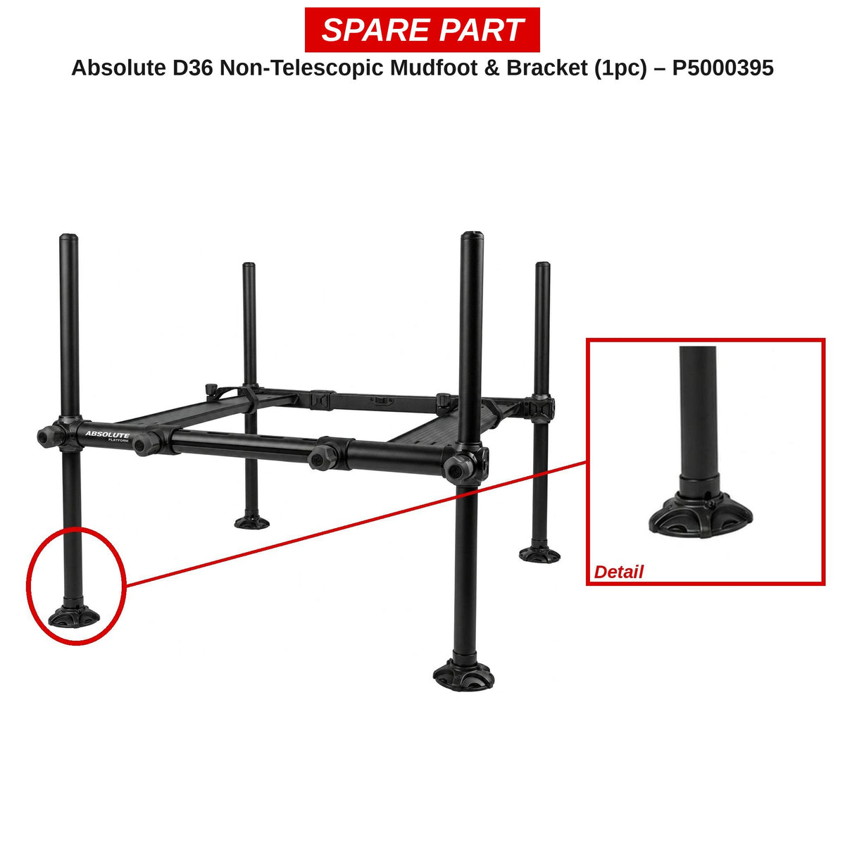 Preston Modderpoot met beugel voor Absolute Platform – P5000395