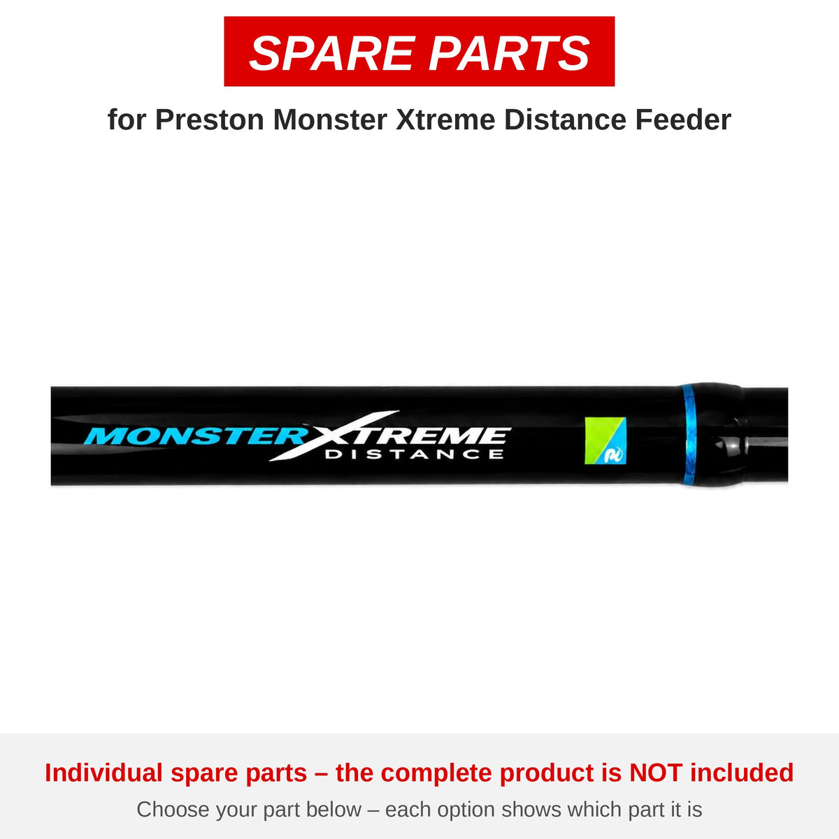 Preston Monster Xtreme Distance Feeder – onderdelen (P0070050)
