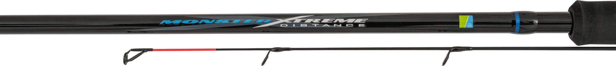 Preston Monster Xtreme Distance Feeder Rods - detail van blank en modelmarkeringen