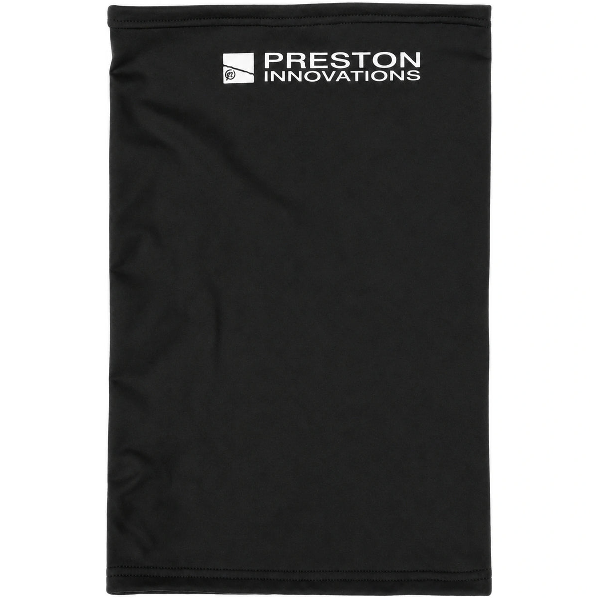 Preston Neck Warmer - zwarte nekwarmer met wit logo