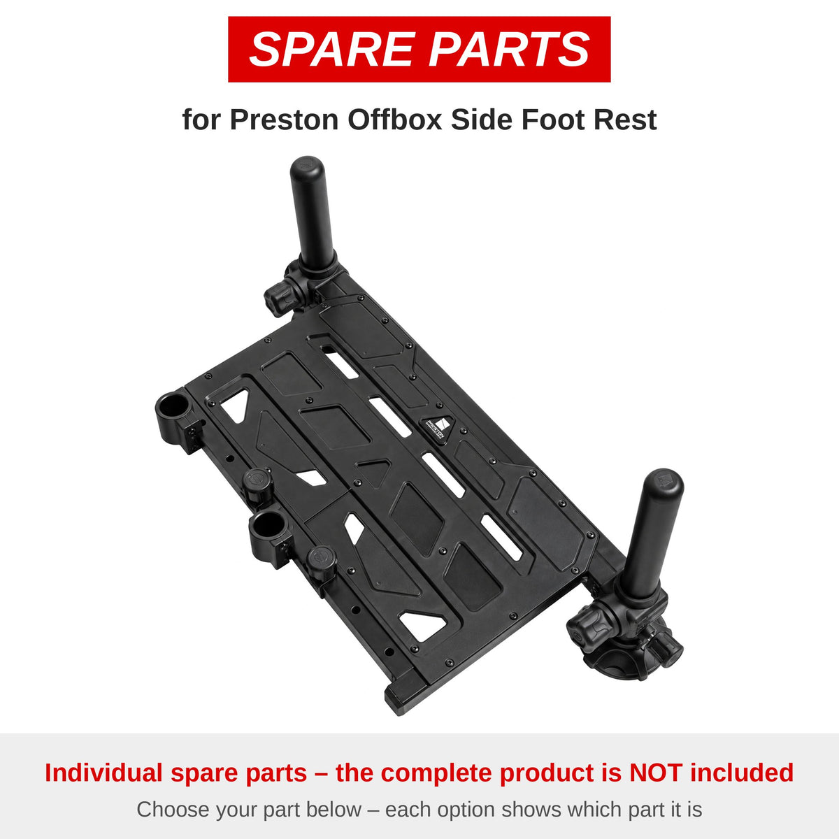 Preston Offbox Side Foot Rest – onderdelen