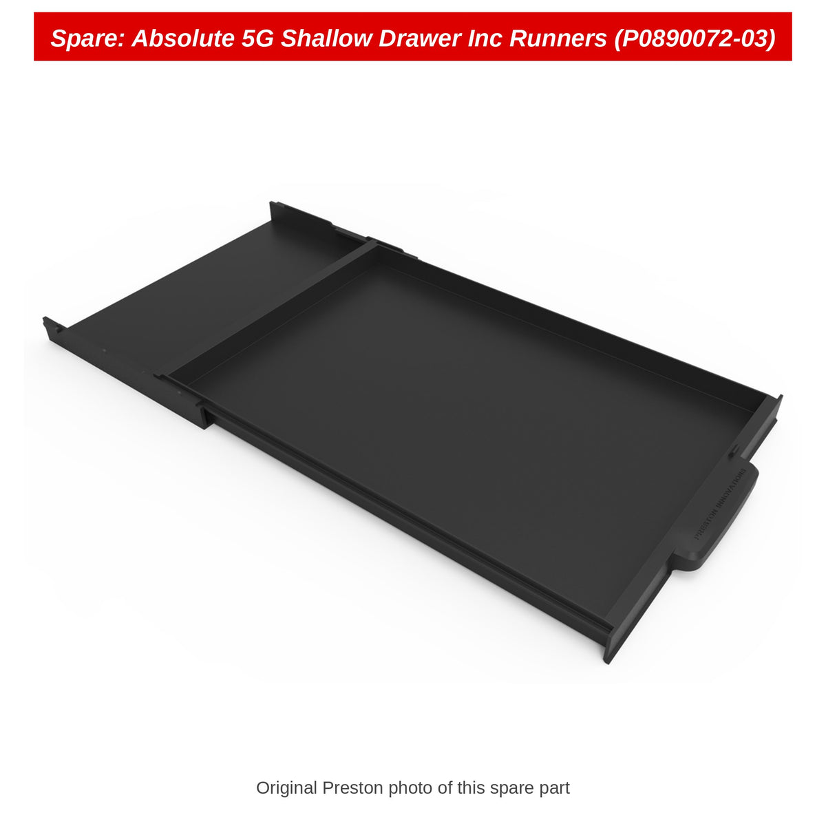 Preston Ondiepe zijlade met geleiders voor Absolute 5G – P0890072-03