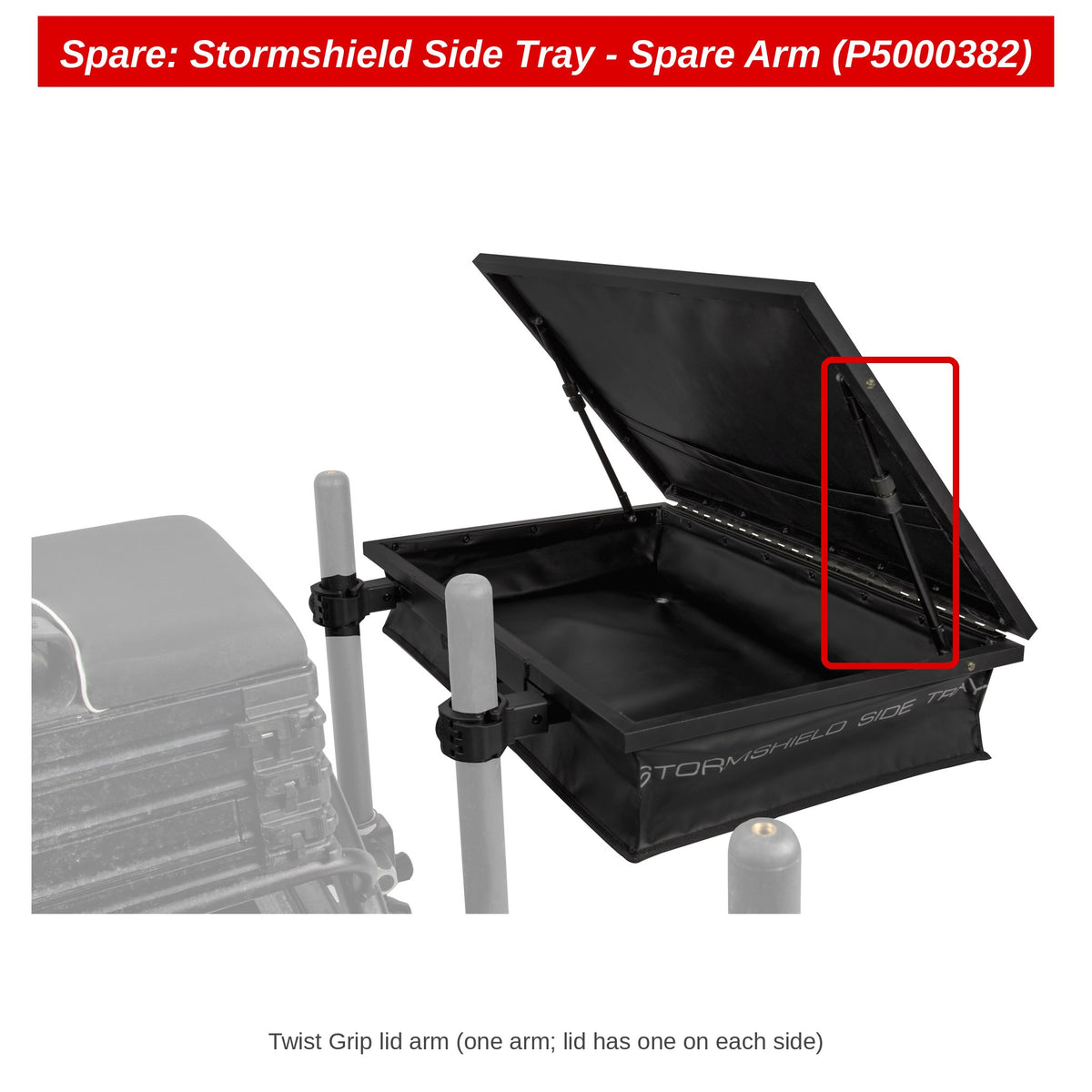 Preston Reservearm voor Stormshield aastafel – P5000382