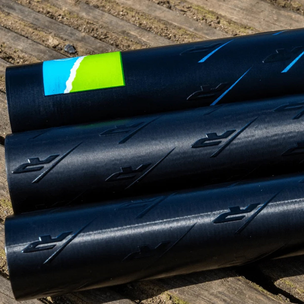 Preston Response Handles – blauwe markeringen op handgreep