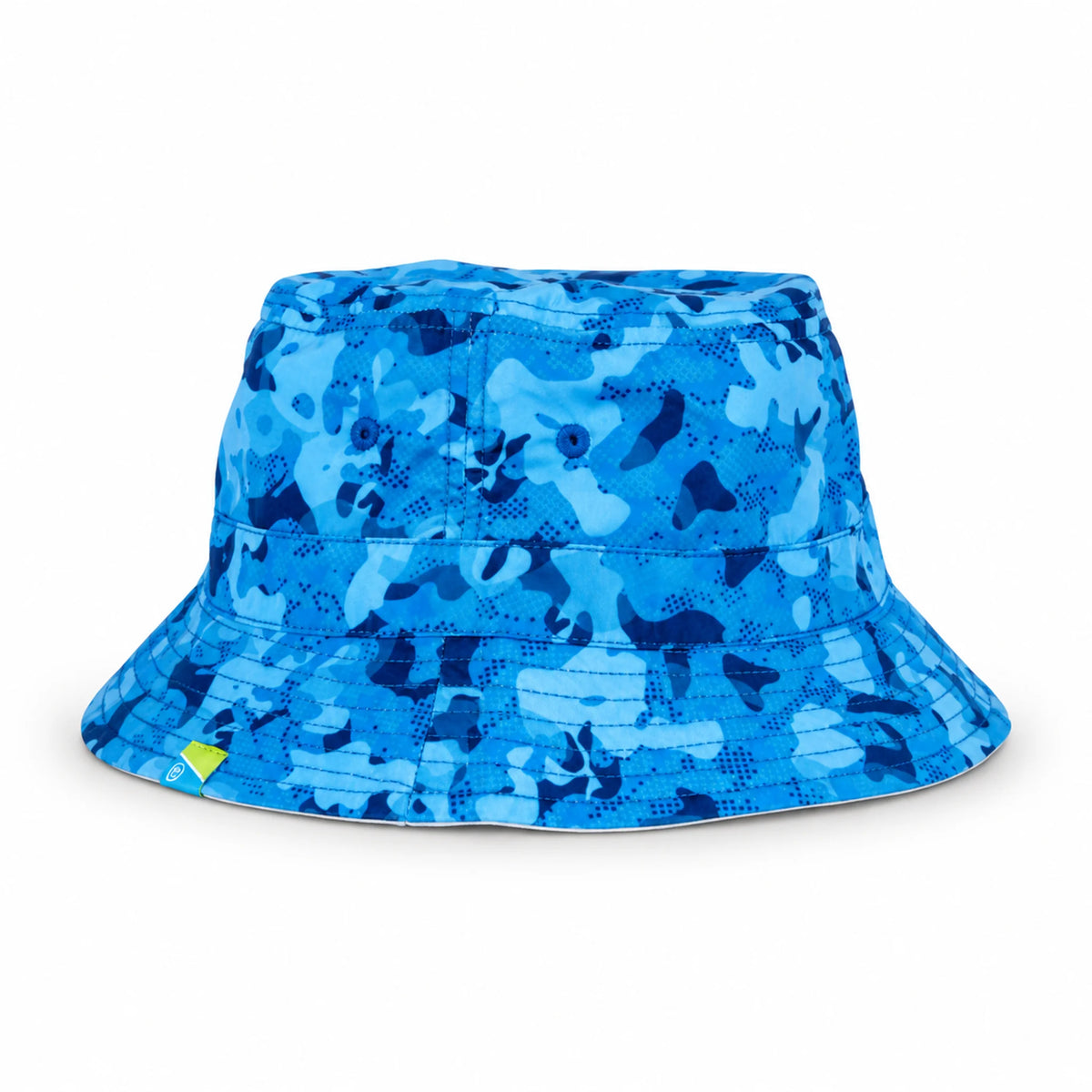 Preston Reversible Bucket Hat P0200619 – blauwe camouflagezijde