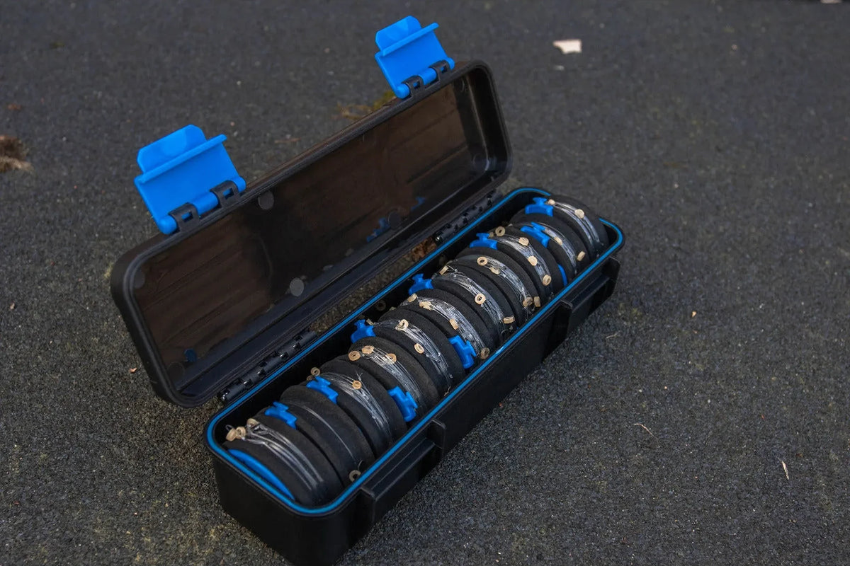 Preston Revolution Compact Spool Box met onderlijnspoelen