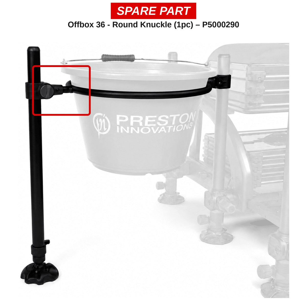 Preston Ronde klem voor Offbox 36-accessoires – P5000290