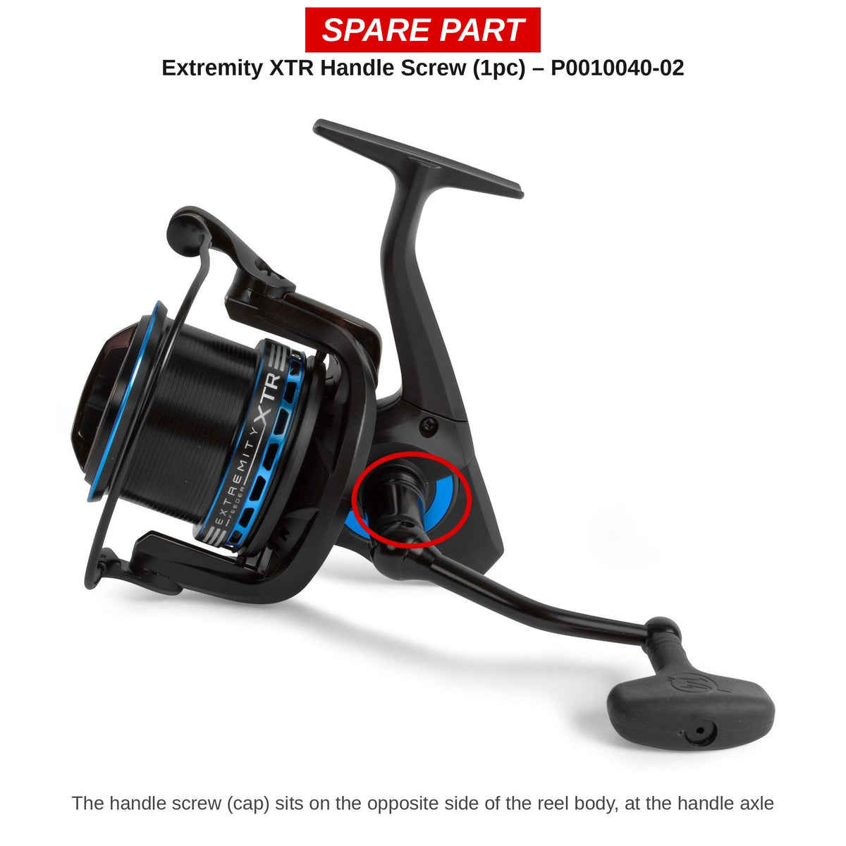Preston Schroefdop slinger voor Extremity XTR molen – P0010040-02