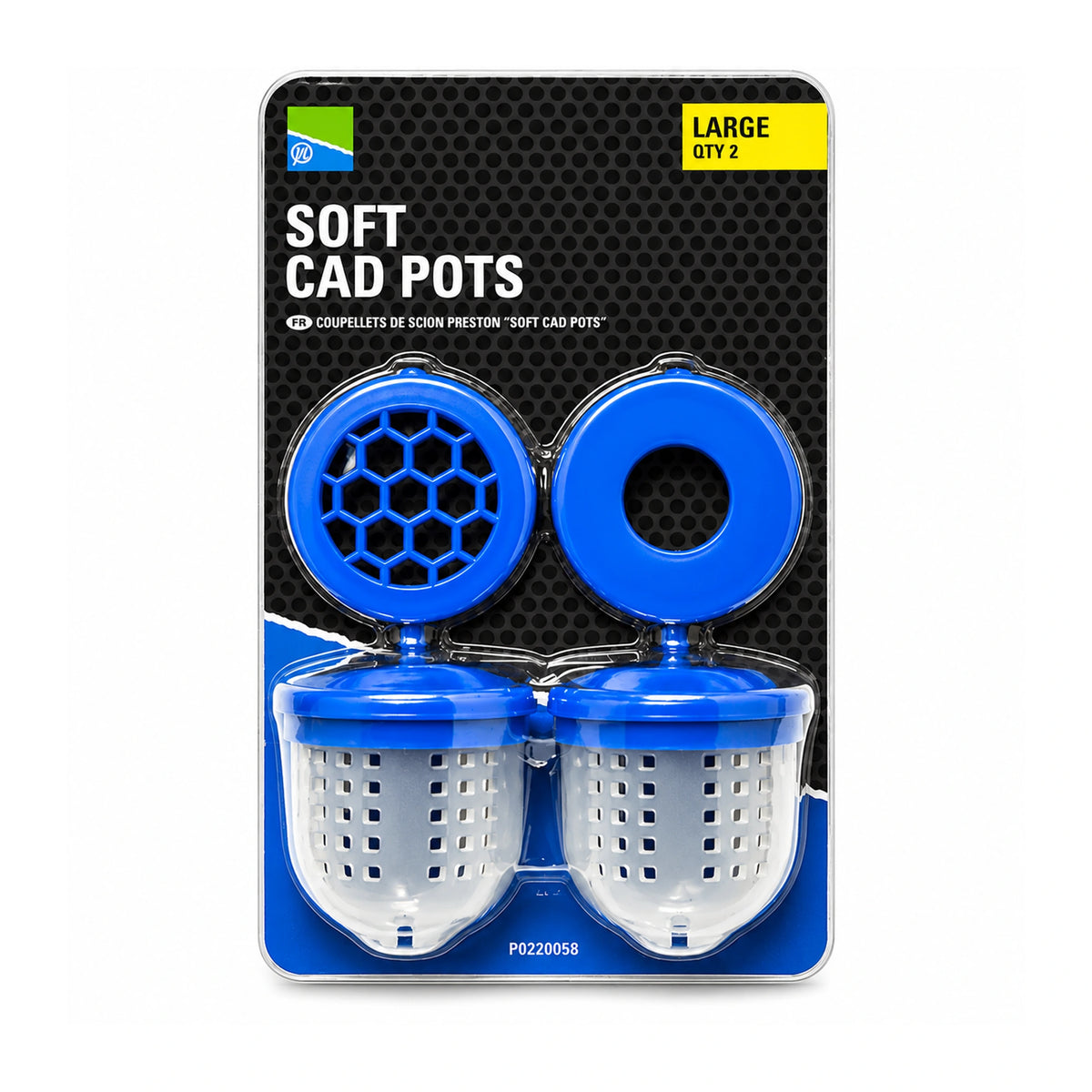 Preston Soft Cad Pots Large twee zachte voerpotten verpakking