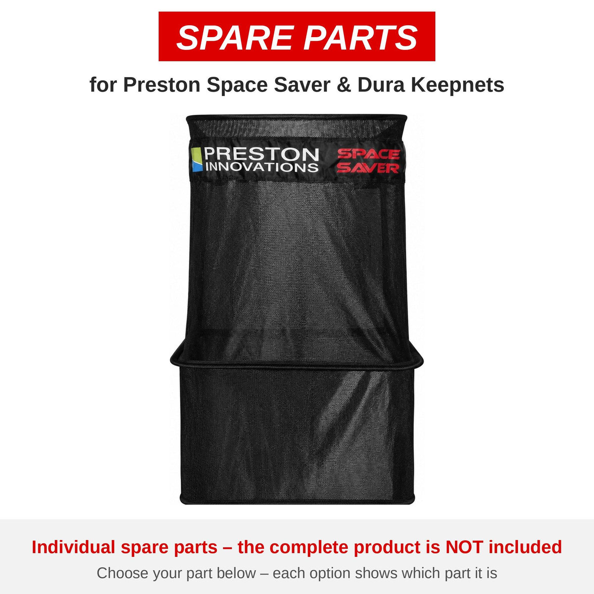 Preston Space Saver & Dura Keepnets – onderdelen (P0140073)