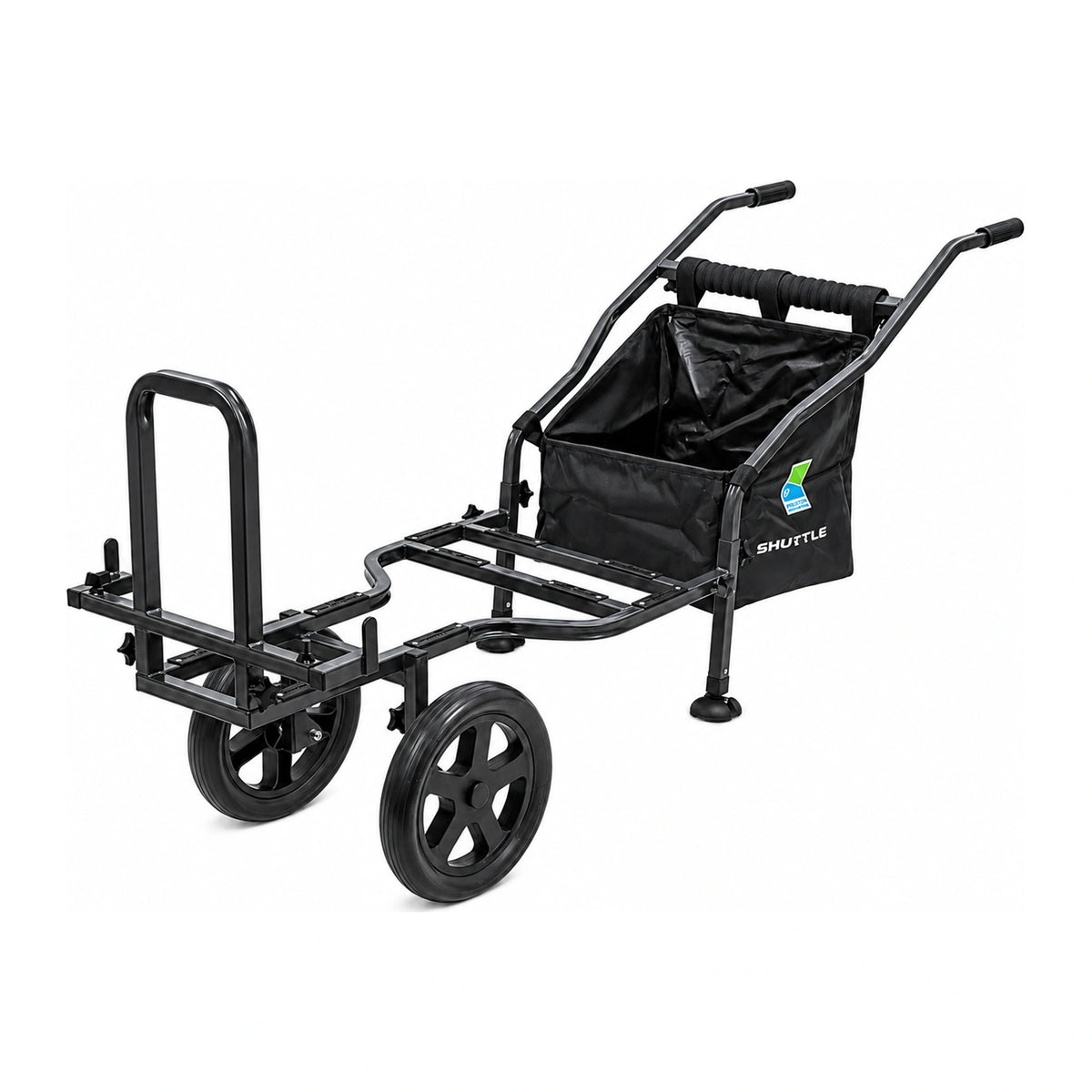 Preston Space Station OnBox Shuttle met twee wielen, leeg laadplatform en zwarte Utility Bag