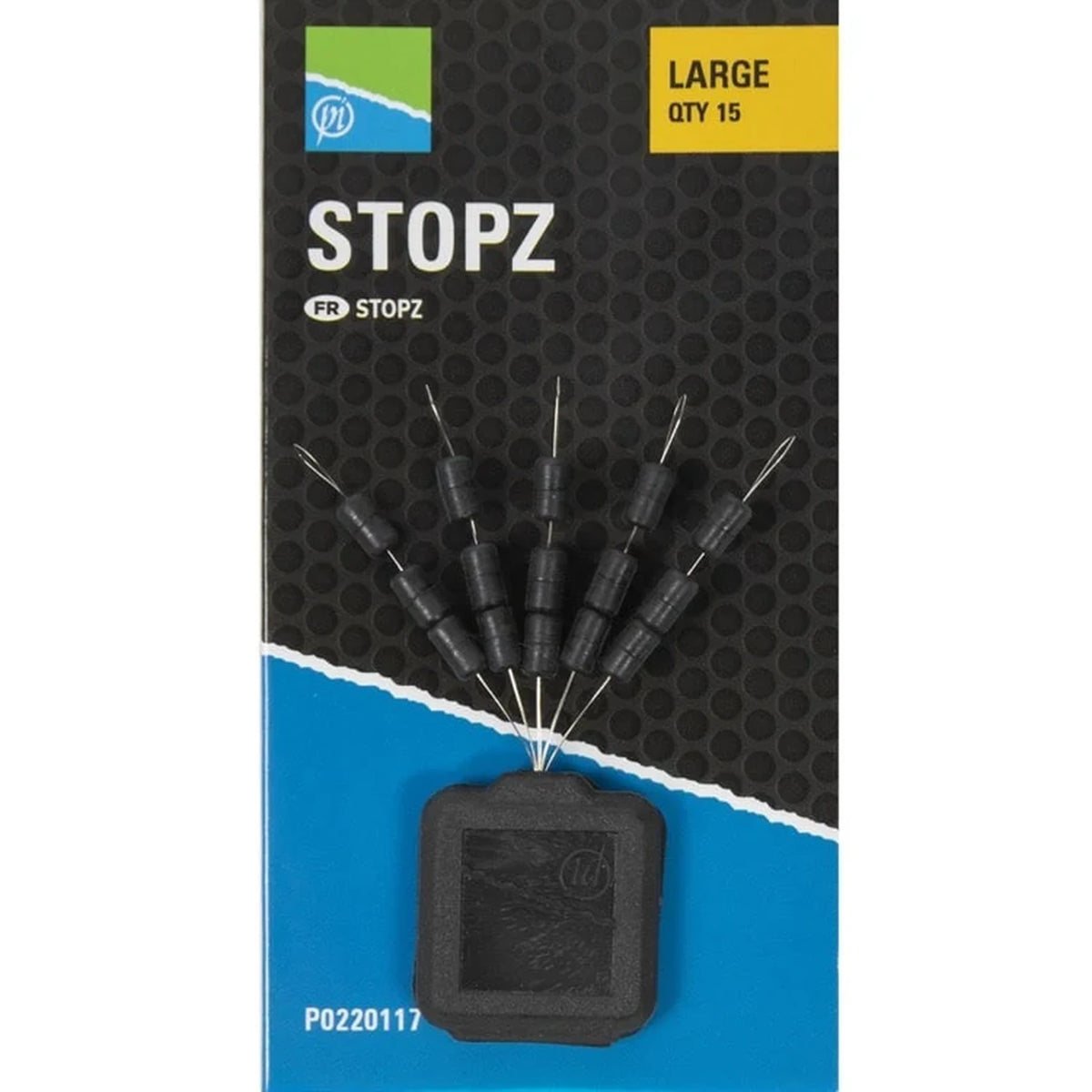 Preston Stopz Large verpakking met 15 lijnstoppers