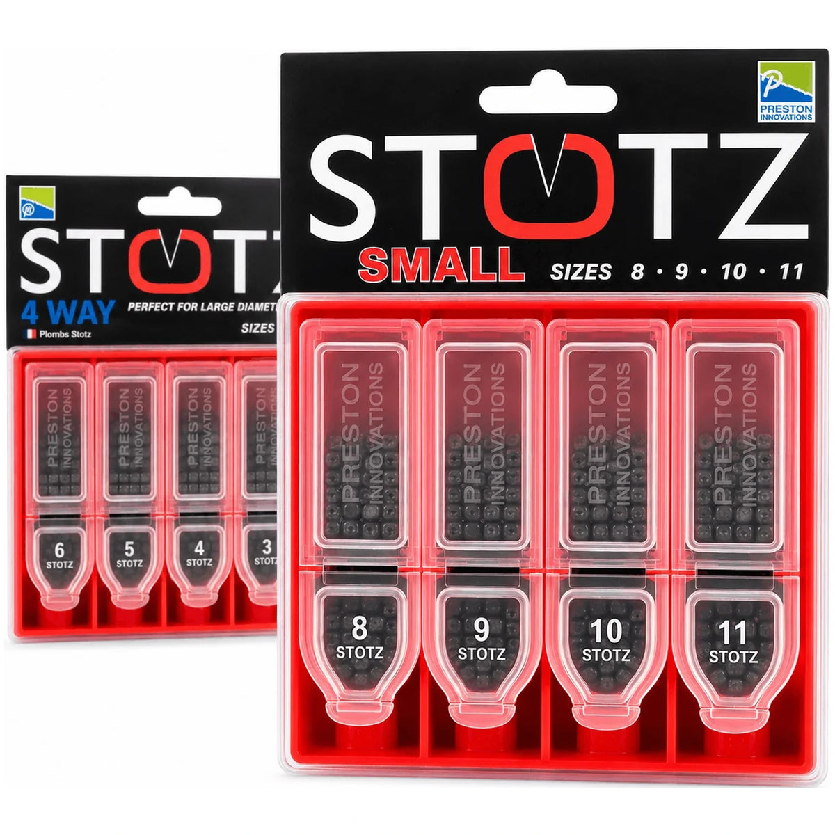 Preston Stotz verdelers Small 4 Way en Large 4 Way.