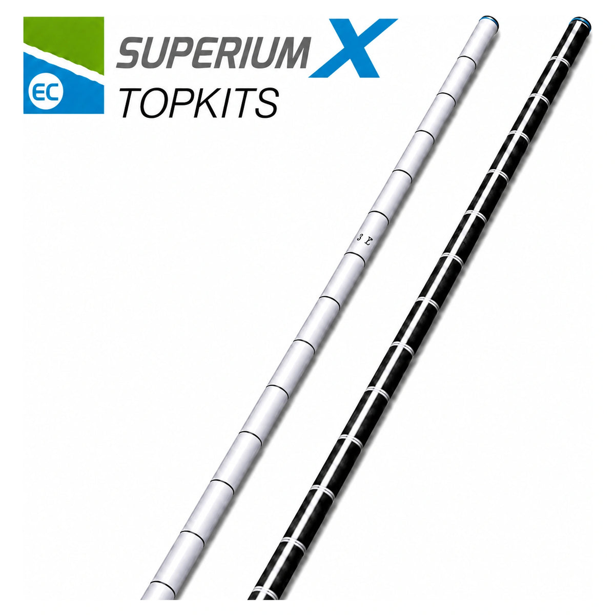 Preston Superium X Topkits – zilveren en zwarte topset