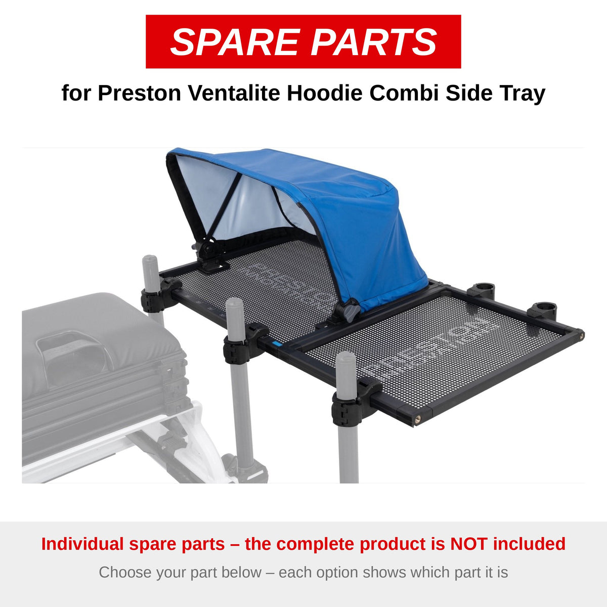 Preston Ventalite Hoodie Combi Side Tray – onderdelen (P0110139)