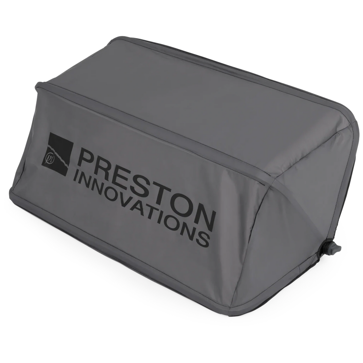 Preston Ventalite XXL Hood Assembly Only – gesloten grijze kap met Preston Innovations-logo