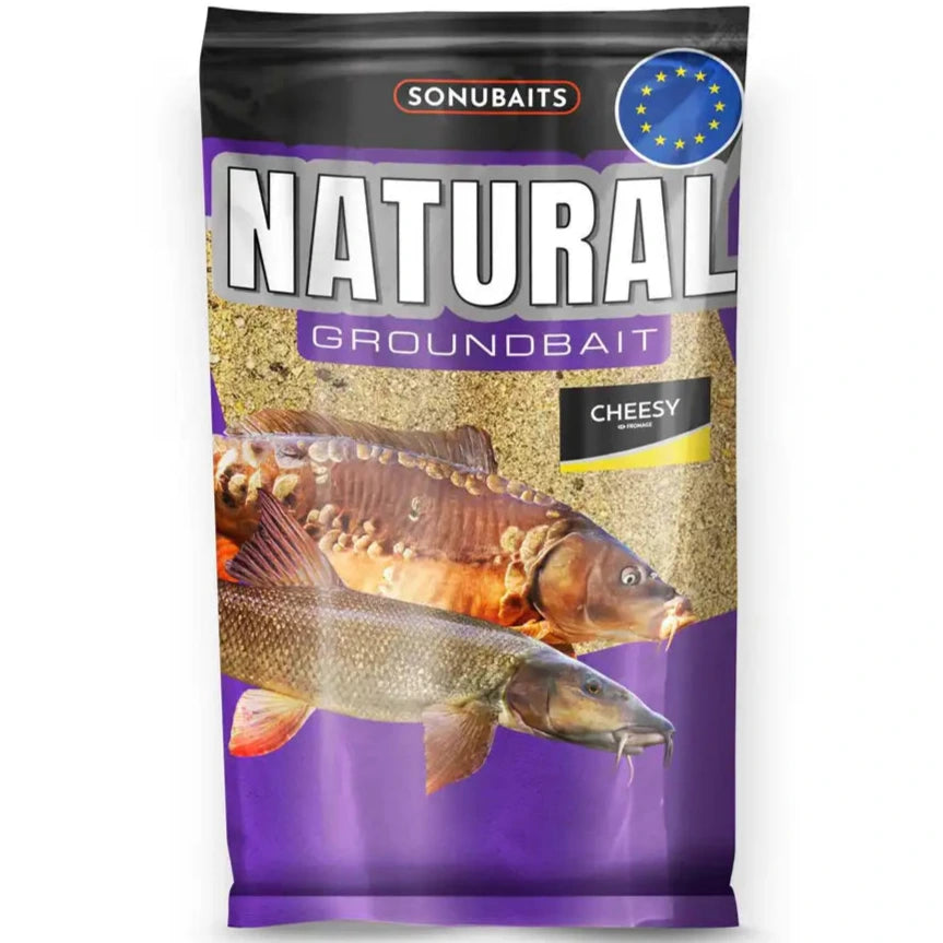 NATURAL GROUNDBAIT - CHEESY 1kg