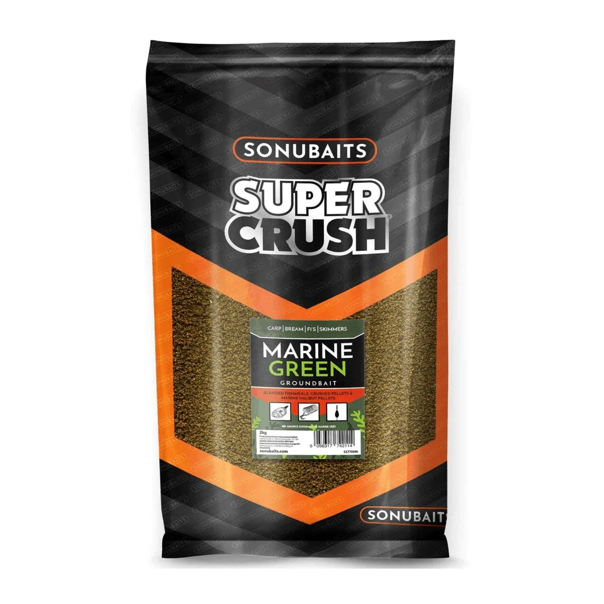 Super Crush Marine Green 2kg – Groen Grondvoer met Zeewier – cover 2048 px