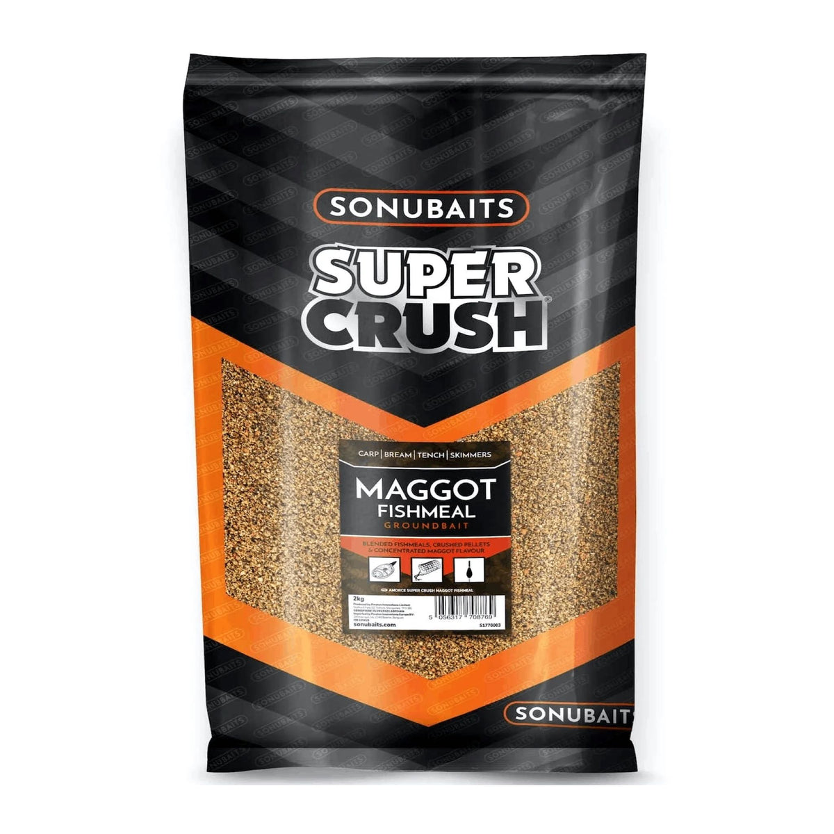 Super Crush Maggot Fishmeal 2kg – Vismeelgrondvoer met Madengeur – cover 2048 px