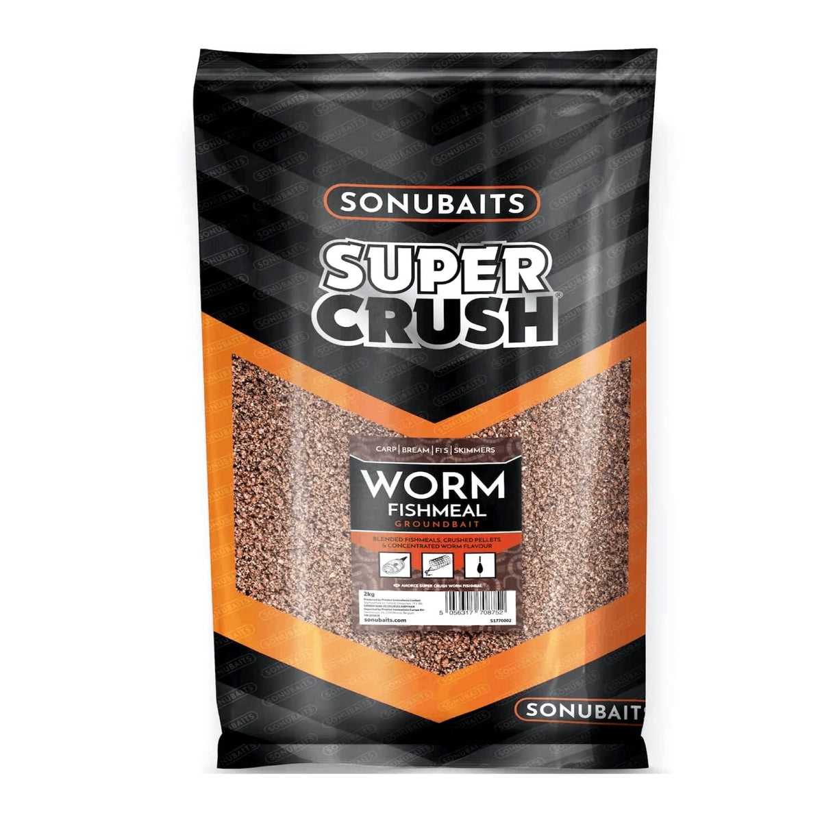 Super Crush Worm Fishmeal 2kg – Vismeelgrondvoer met Wormgeur – cover 2048 px