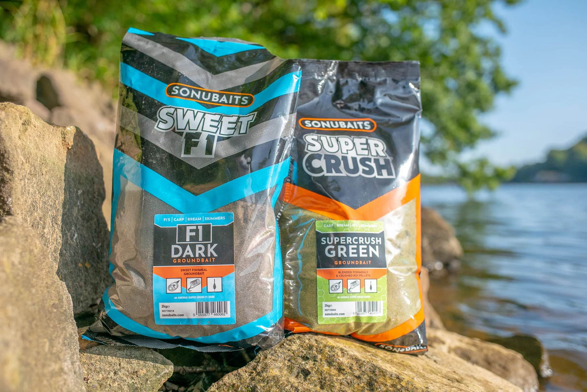 Sonubaits Super Crush Green grondvoer in gebruik – 2048px rebuild