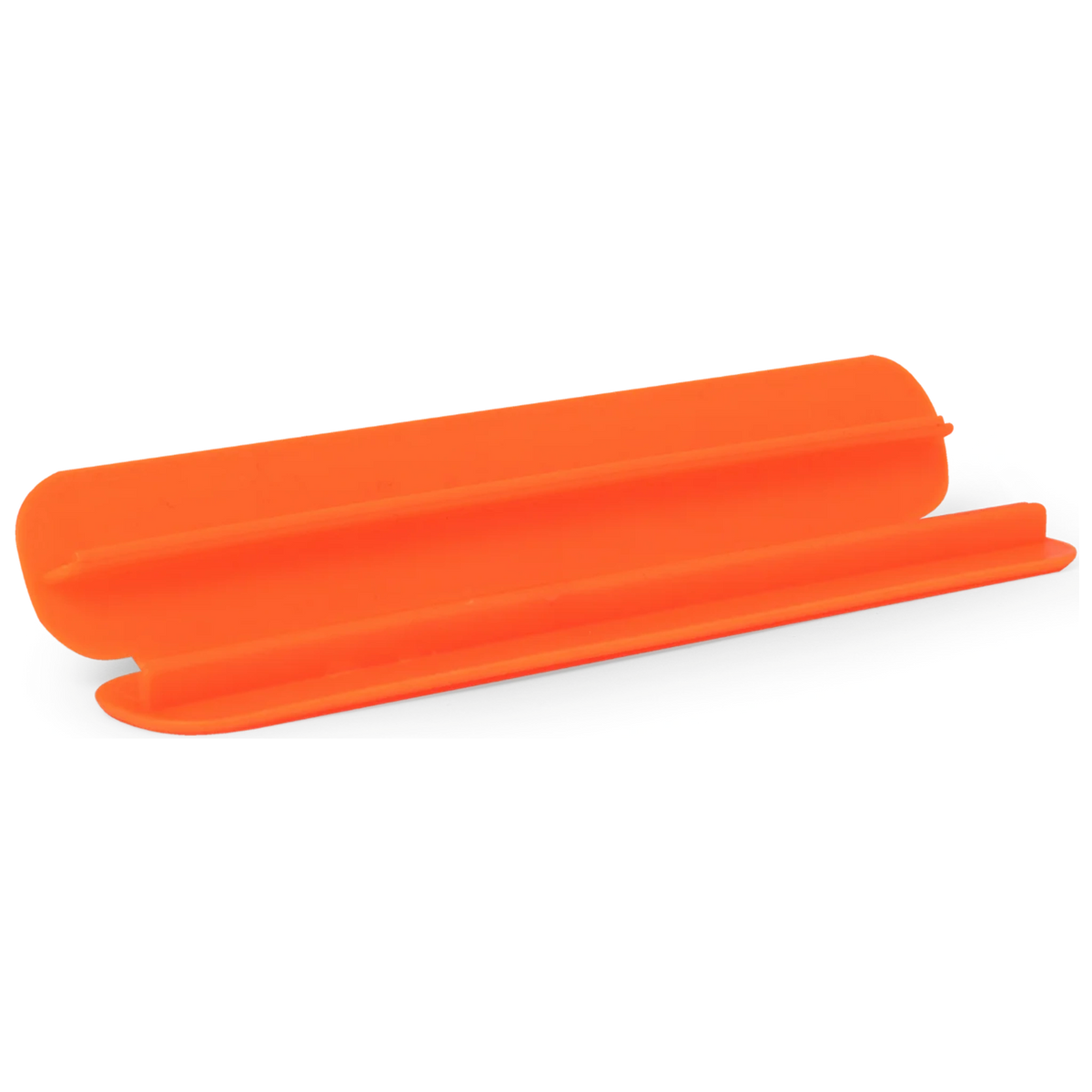 Sonubaits Bag Clip open oranje zakclip op witte achtergrond