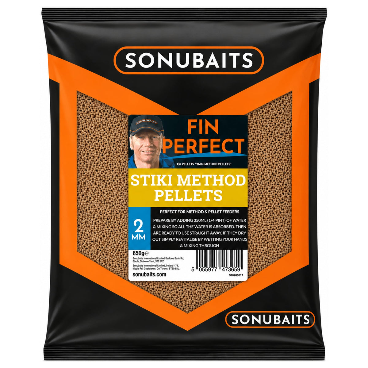 Sonubaits Fin Perfect Stiki Method Pellets Natural 650 g – 2 mm