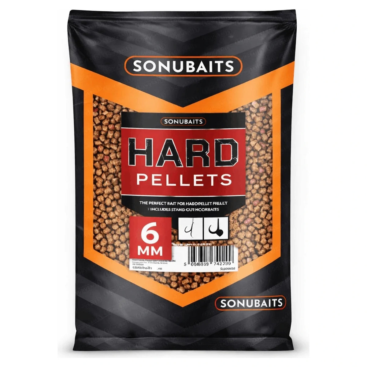 Sonubaits Hard Pellets 6 mm – verpakking met harde pellets