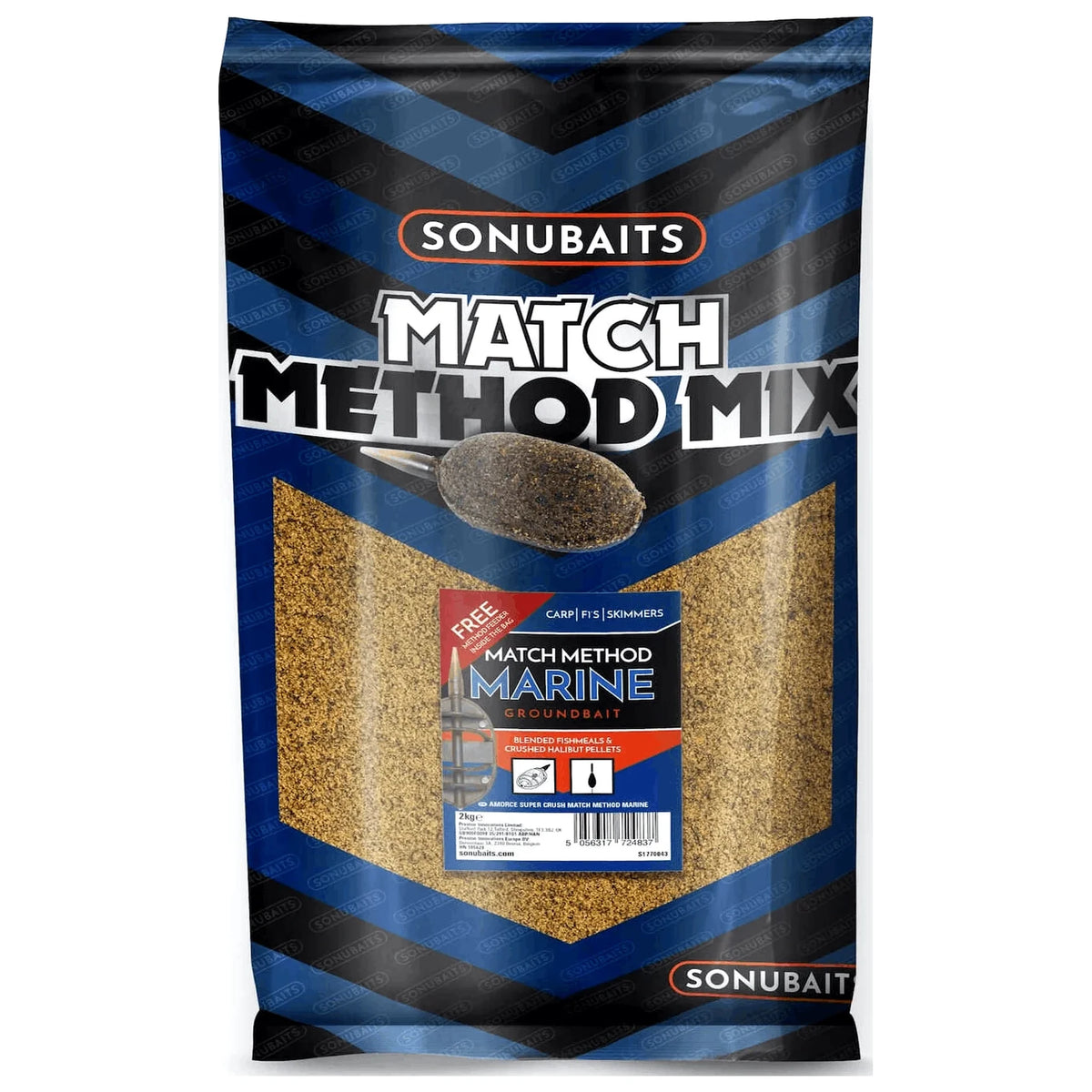 Sonubaits Match Method Mix Marine methodgrondvoer 2kg