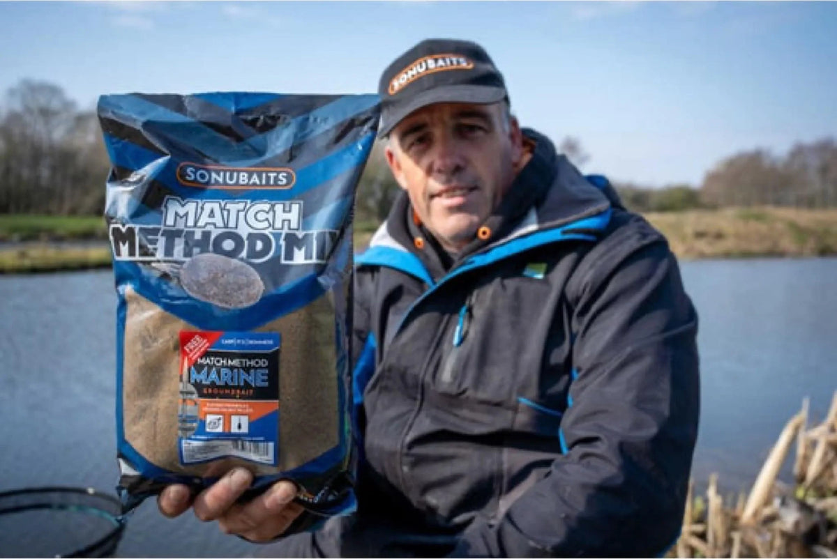 Des Shipp met Sonubaits Match Method Mix Marine 2kg
