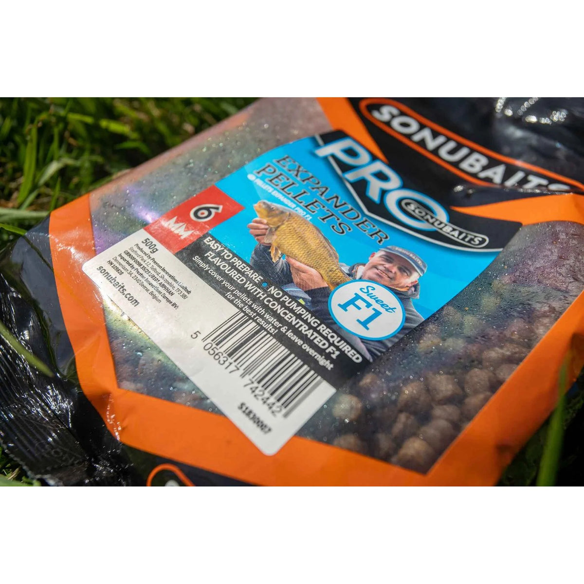Sonubaits Pro Expander Pellets F1 Sweet verpakking detail