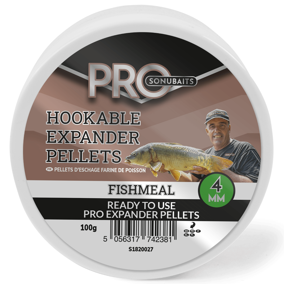 Sonubaits Pro Hookable Expander Pellets Fishmeal 4 mm