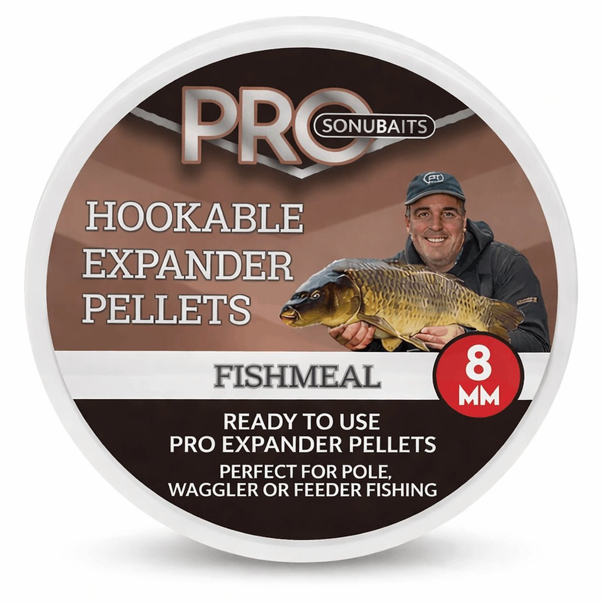 Sonubaits Pro Hookable Expander Pellets Fishmeal 8 mm