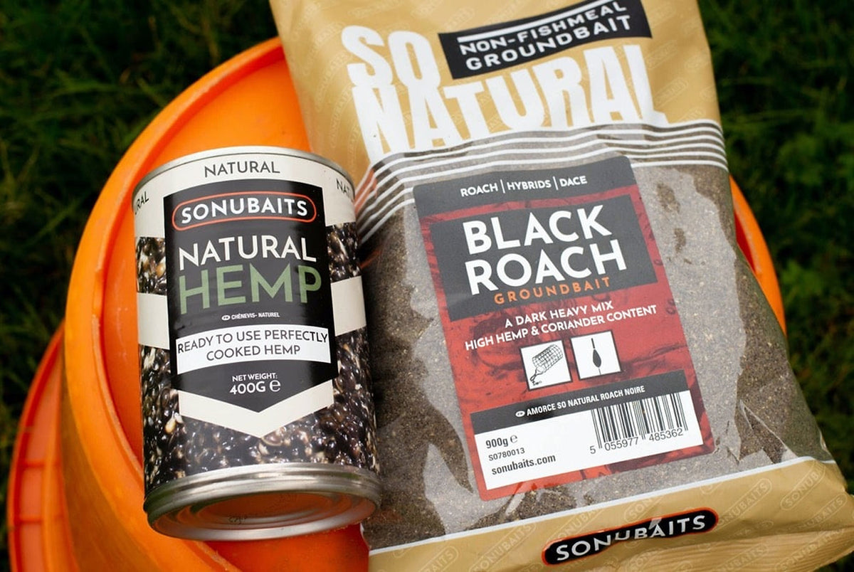 Sonubaits So Natural Black Roach grondvoer en hennep