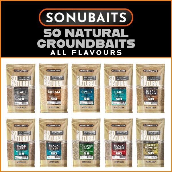 Sonubaits so natural groundbaits grondvoer
